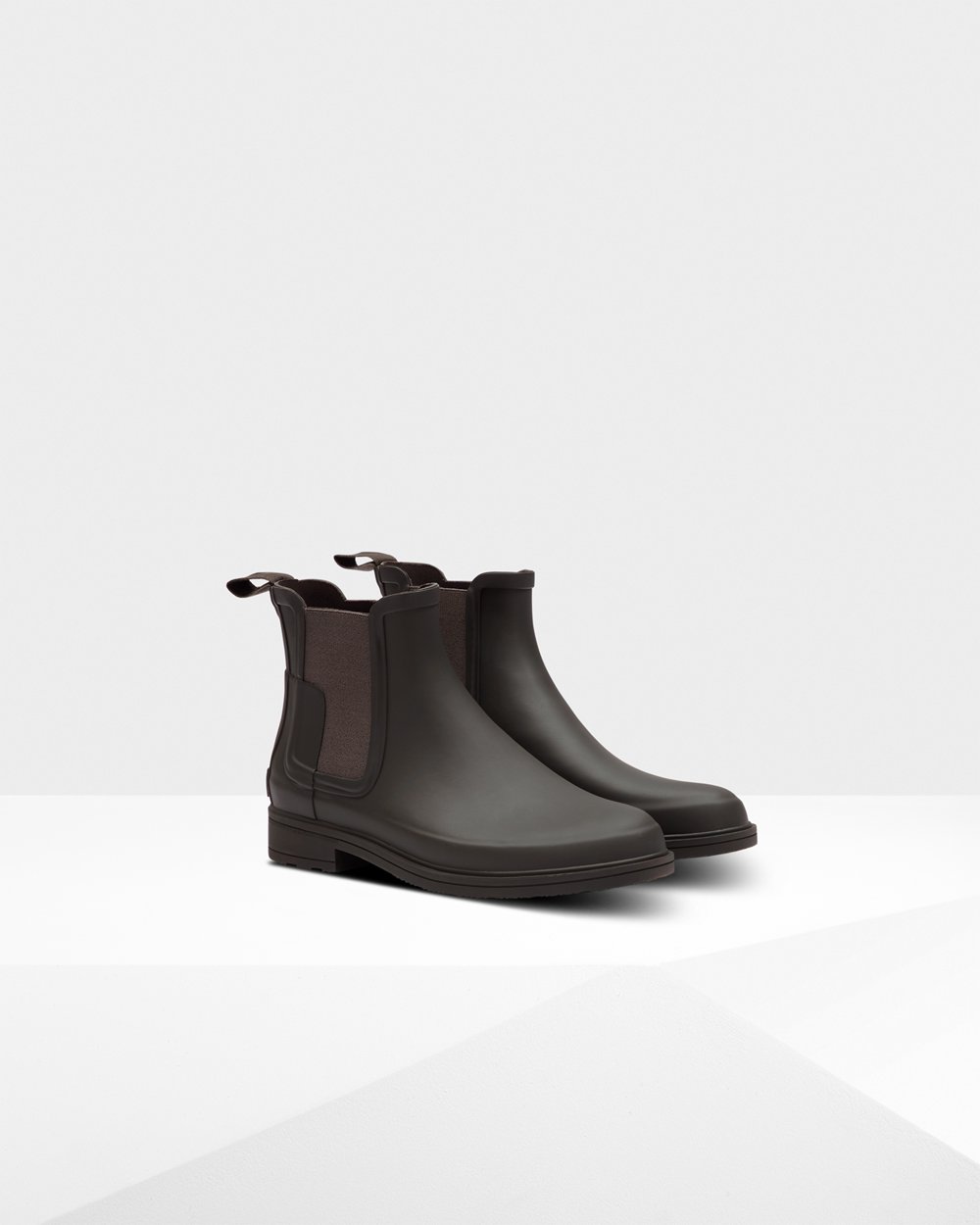 Chelsea Boots Heren - Hunter Refined Slim Fit - Donker Grijs - 96IYFRUAL